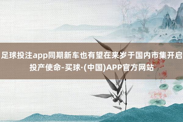 足球投注app同期新车也有望在来岁于国内市集开启投产使命-买球·(中国)APP官方网站