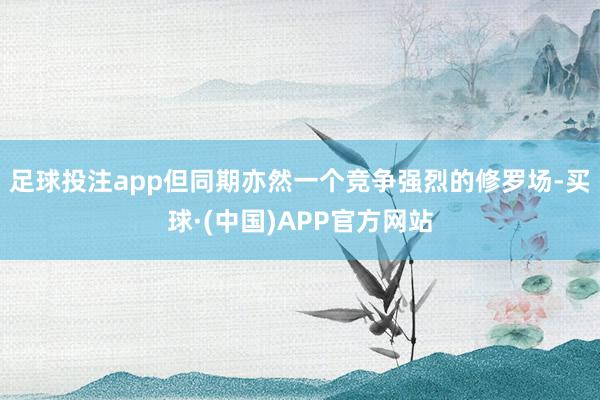 足球投注app但同期亦然一个竞争强烈的修罗场-买球·(中国)APP官方网站