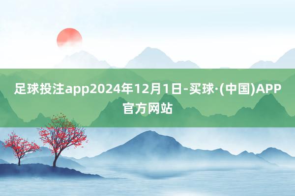 足球投注app2024年12月1日-买球·(中国)APP官方网站