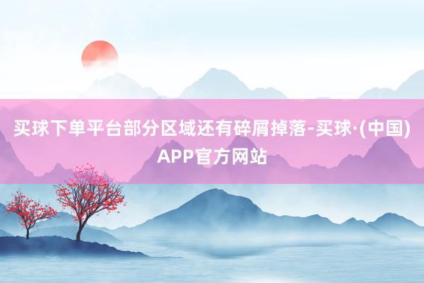 买球下单平台部分区域还有碎屑掉落-买球·(中国)APP官方网站